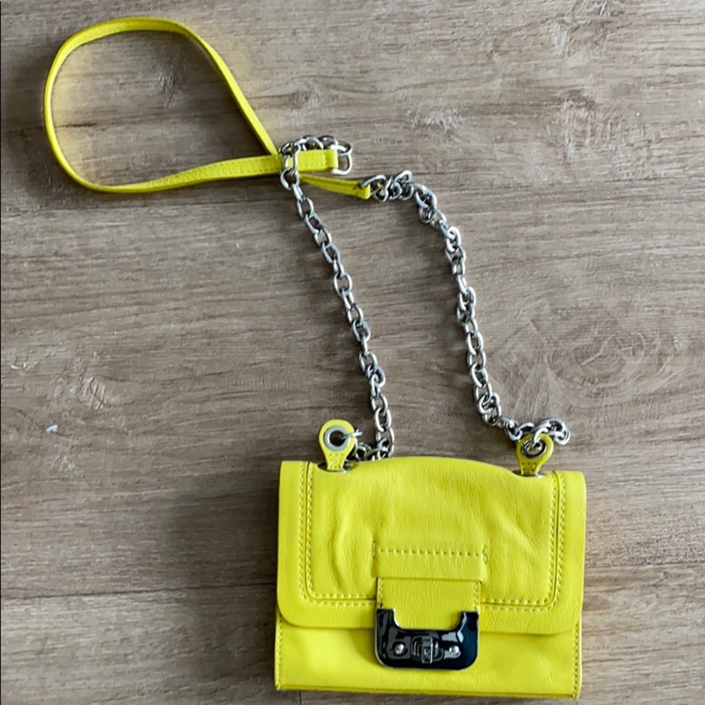 DVF Yellow Crossbody Bag Authentic